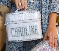 Monogrammed Walker Valentine Walton Oval Travel Case