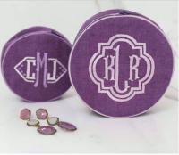  Walker Valentine Monogrammed 4 Inch Jewelry Round