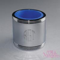 Monogrammed Silver Koozie