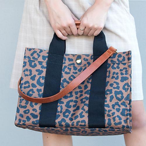 Personalized Boulevard Kylie Leopard Tote  Apparel & Accessories > Handbags > Tote Handbags