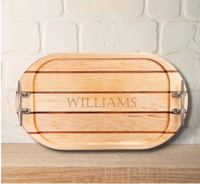 Personalized Deep Sea Serving Tray 24" by 13.5"  Home & Garden > Kitchen & Dining > Kitchen Tools & Utensils > Cutting Boards