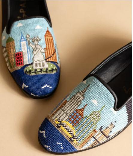 By Paige I love New York Needlepoint Loafers  Apparel & Accessories > Shoes > Loafers