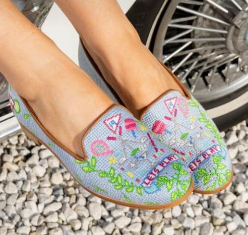 By Paige Needlepoint Loafers Let's Play   Apparel & Accessories > Shoes > Loafers