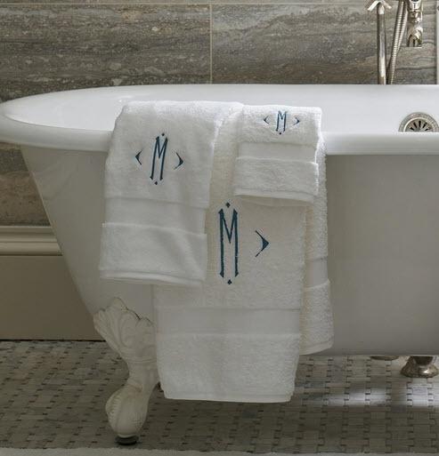 Matouk Lotus Personalized  Bath Collection Matouk Lotus Bath Collection Home & Garden > Linens & Bedding > Towels > Bath Towels & Washcloths